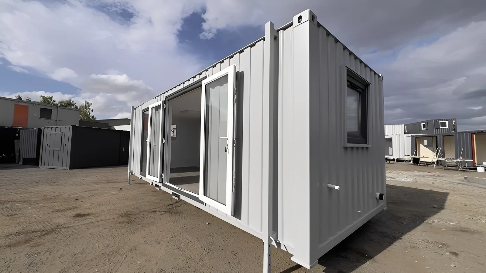 24ft x 9ft Site Office with Toilet – Sales Office / Marketing Suite / Portable Site Cabin - Image 2