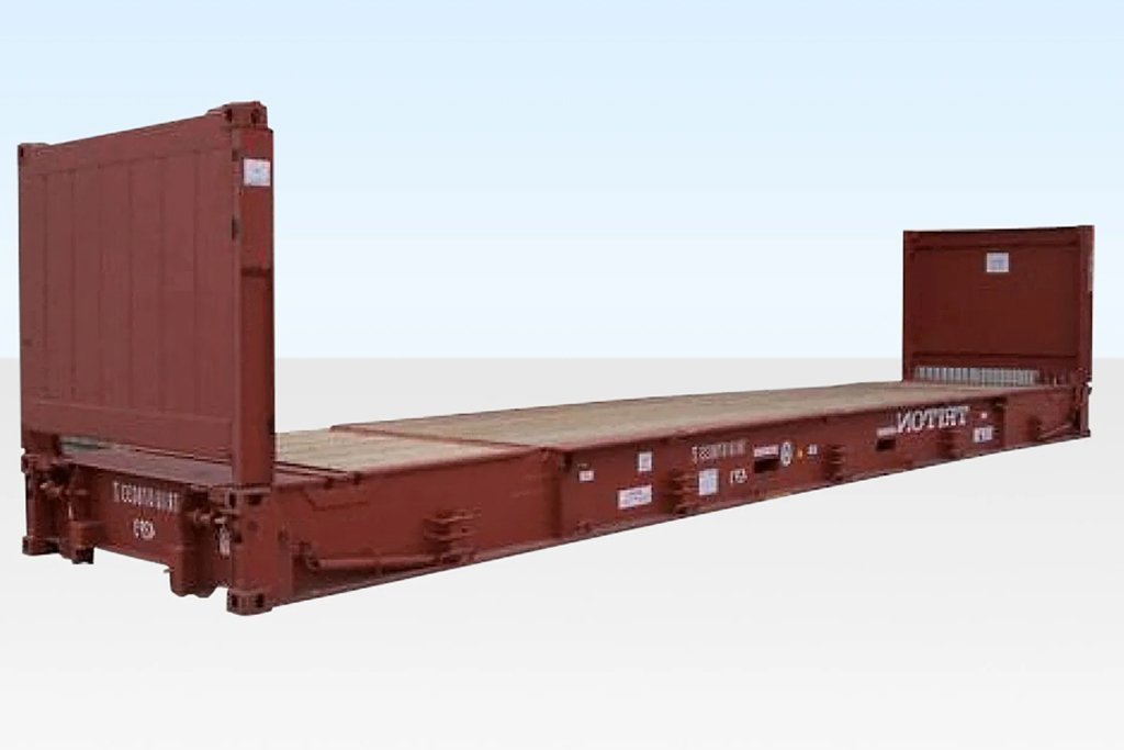 40Ft X 8Ft Used Container Flat Racks - Image 2