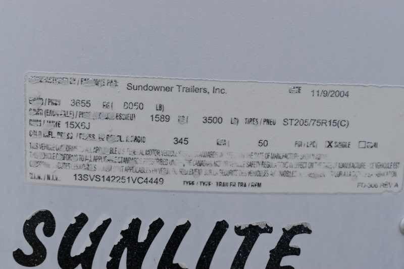 2005 Sundowner Sunlite 2 Horse Trailer - Image 13