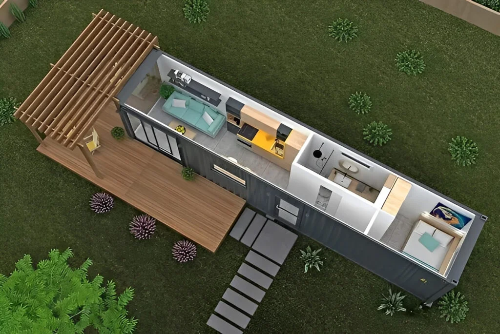 40Ft Living Container House – Shipping Container Home - Image 6