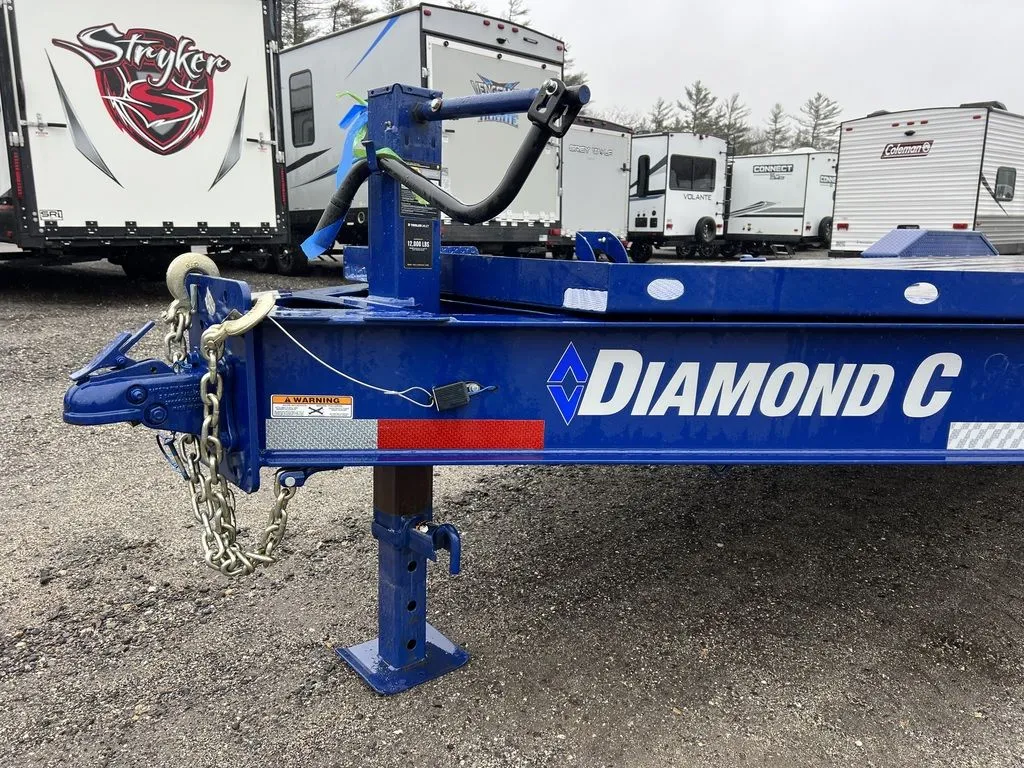 2022 Diamond C 7×24 20K Low Profile Equipment Trailer w/Max Ramps - Image 7