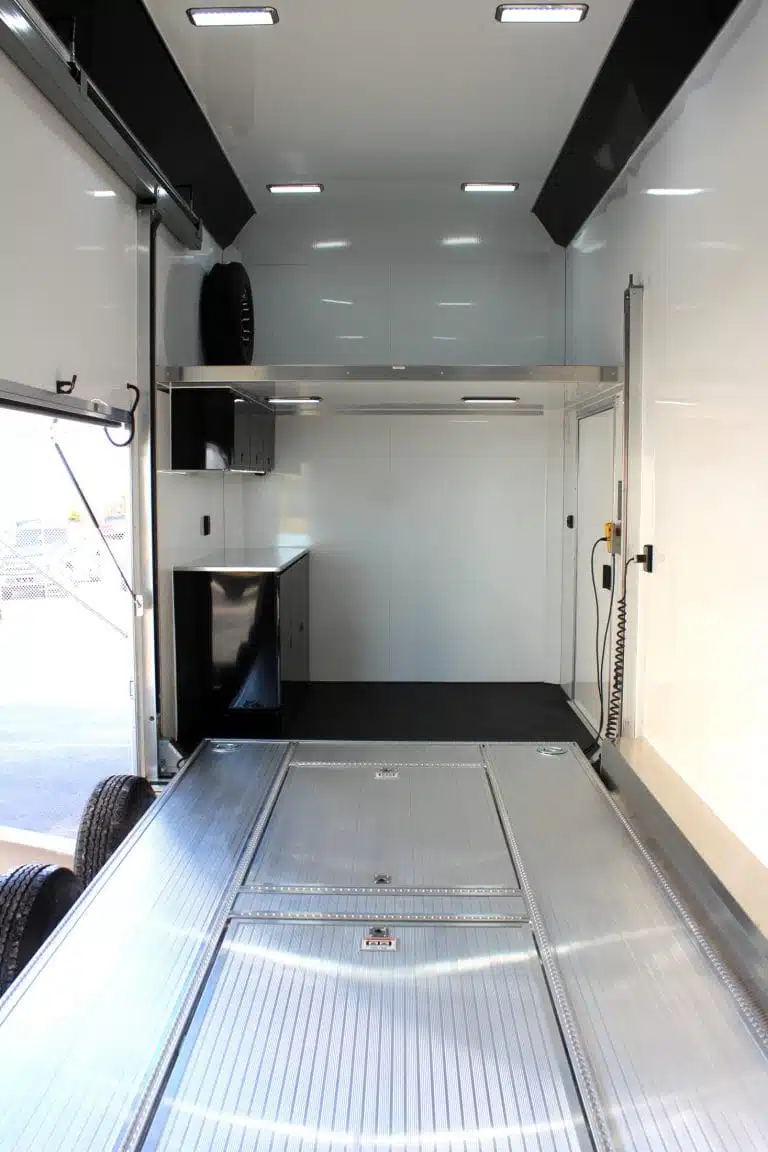 Enclosed ATC Car Trailer 2026 26ft. Aluminum Stacker ROM 800 w/Tiltable 14ft. Lift 5949 - Image 3